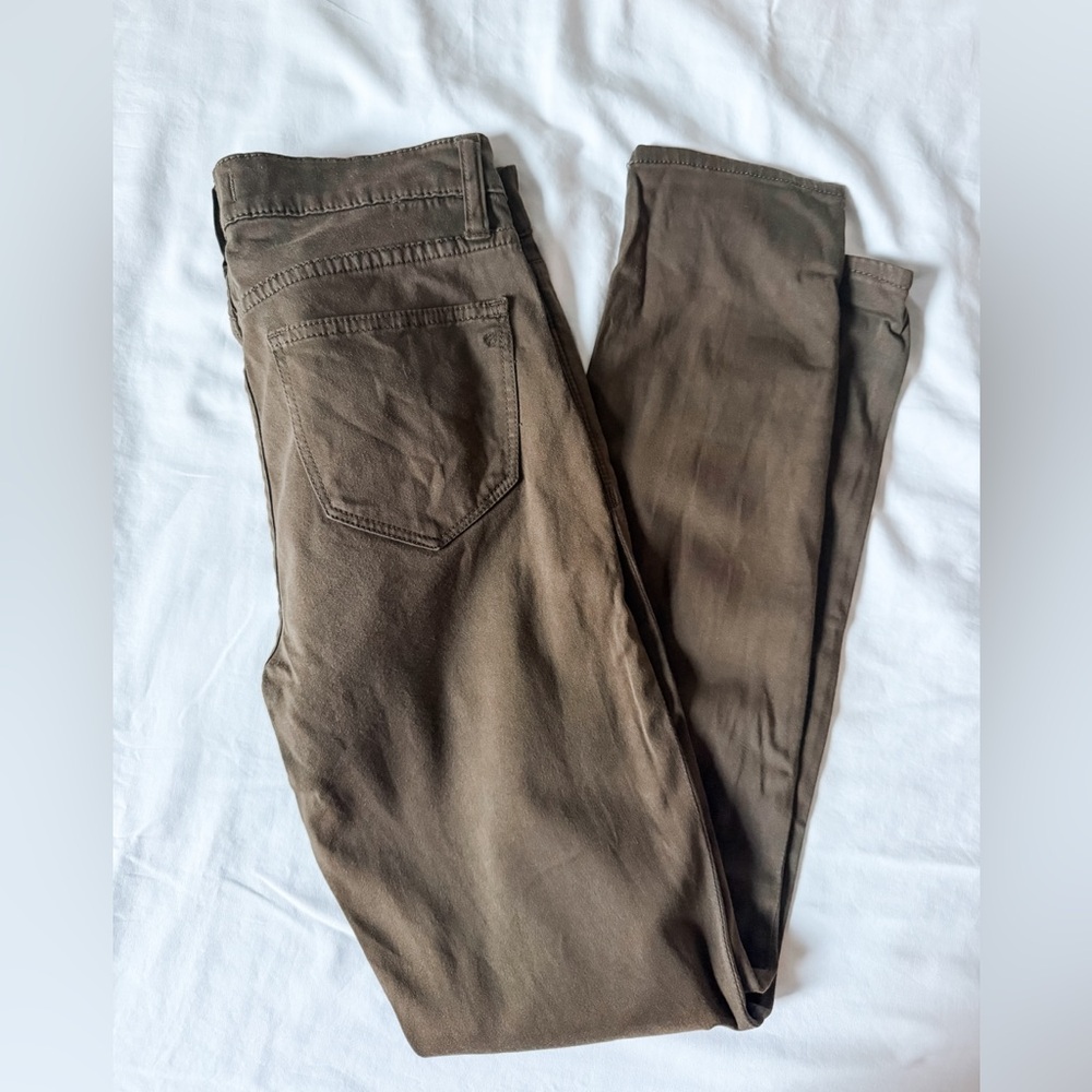 Madewell Skinny Jeans, Olive-Brown, 27